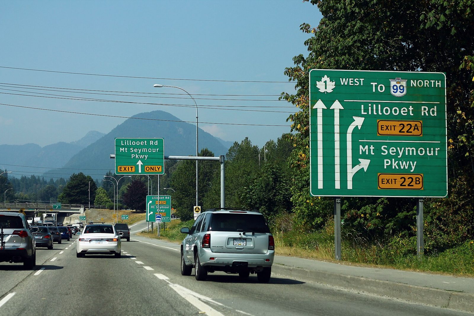 TCH-1 West - Exit 22AB - Lillooet and Mt Seymour full (50737732191)